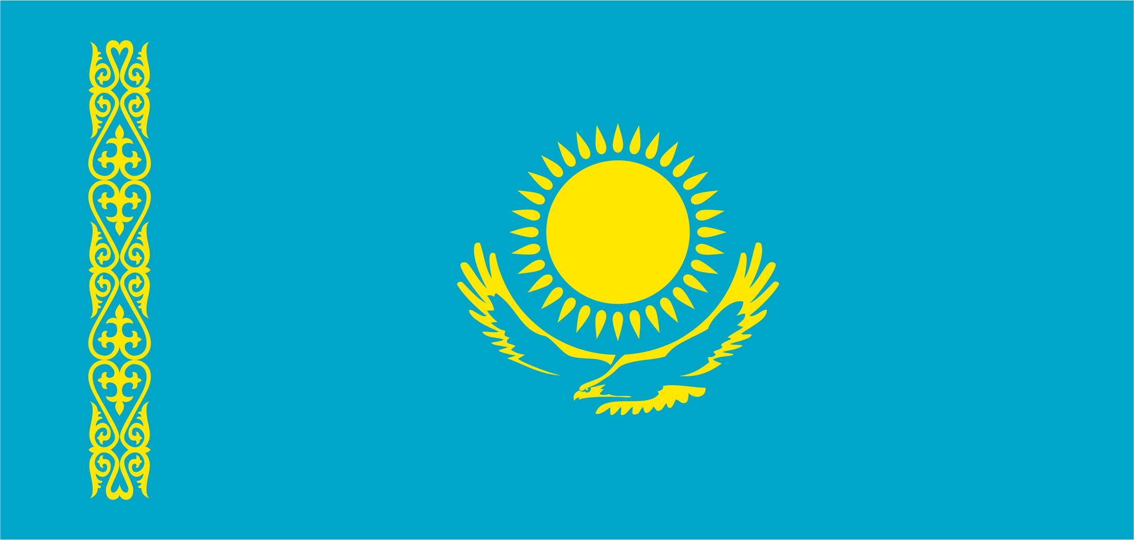 Kazakhstan Flag